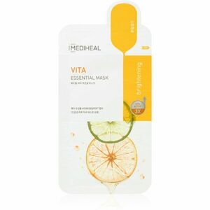MEDIHEAL Essential Mask Vita fehérítő gézmaszk multivitamin komplexszel 24 ml kép