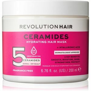 Revolution Haircare 5 Ceramides + Hyaluronic Acid hidratáló maszk hajra ceramidokkal 200 ml kép