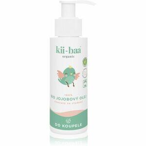 kii-baa® organic 100% Bio Oil Jojoba fürdő olaj gyermekeknek születéstől kezdődően 100 ml kép