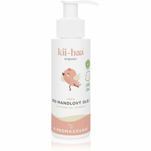 kii-baa® organic 100% Bio Oil Almond masszázsolaj gyermekeknek születéstől kezdődően 100 ml kép