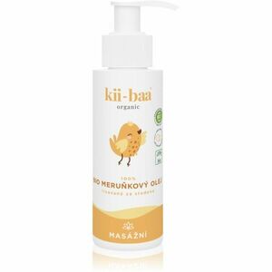 kii-baa® organic 100% Bio Oil Apricot masszázsolaj gyermekeknek születéstől kezdődően 100 ml kép