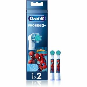 Oral B PRO Kids 3+ csere fejek a fogkeféhez gyermekeknek Spiderman 2 db kép
