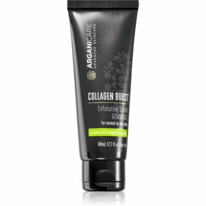 Arganicare Collagen Boost Exfoliating Scrub arcpeeling normál és zsíros bőrre 80 ml kép