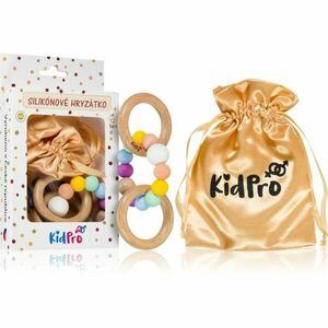 KidPro Teether & Rattle Fruit Mix rágóka csörgővel Rainbow 1 db kép