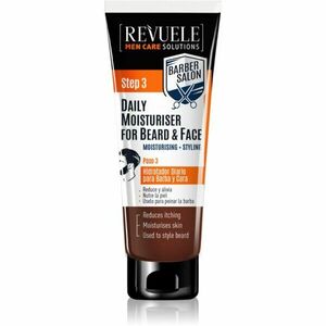 Revuele Men Care Solutions Barber Salon hidratáló krém az arcra és a szakállra 80 ml kép