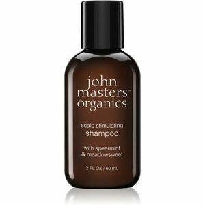 John Masters Organics Scalp Stimulating Shampoo Spearmint & Meadowsweet stimuláló sampon a ritkuló hajra 60 ml kép