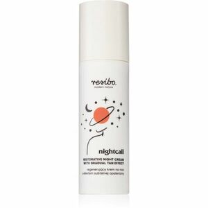 Resibo Nightcall Restorative Night Cream regeneráló éjszakai krém a fokozatos barnulásért 50 ml kép