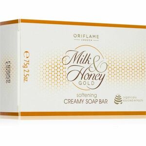Oriflame Milk & Honey Gold Grand Celebration Szilárd szappan hidratáló hatással 75 g kép