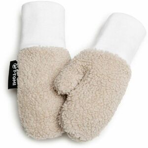 T-TOMI TEDDY Gloves Cream kesztyű gyermekeknek születéstől kezdődően 6-12 months 1 db kép