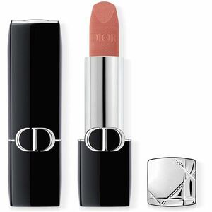 DIOR Rouge Dior hosszan tartó rúzs utántölthető árnyalat 100 Nude Look Velvet 3, 5 g kép