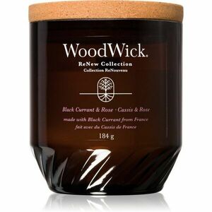 Woodwick Black Currant & Rose illatgyertya 184 g kép