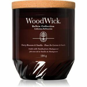 Woodwick Cherry Blossom & Vanilla illatgyertya fa kanóccal 184 g kép