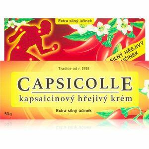 Capsicolle Capsaicin cream hot krém fokozottan hat a fáradt izmokra és ízületekre 50 g kép