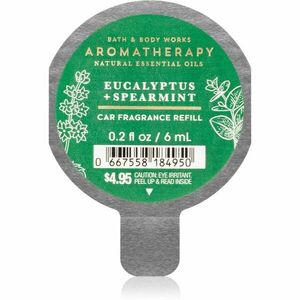 Bath & Body Works Eucalyptus Spearmint illat autóba utántöltő 6 ml kép