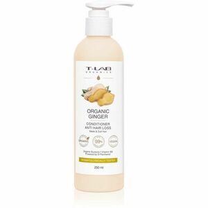 T-LAB Organics Organic Ginger Anti Hair Loss Conditioner erősítő kondicionáló a ritkuló hajra 250 ml kép