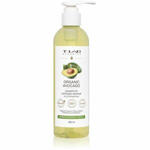 T-LAB Organics Organic Avocado Intense Repair Shampoo megújító sampon a sérült, töredezett hajra ml kép