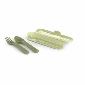 Suavinex Go Natural Cutlery Set étkészlet 12 m+ Green 3 db kép