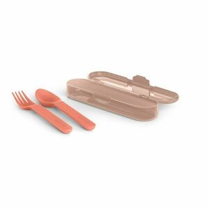 Suavinex Go Natural Cutlery Set étkészlet 12 m+ Pink 3 db kép