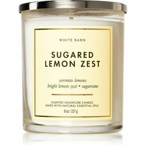 Bath & Body Works Sugared Lemon Zest illatgyertya 227 g kép