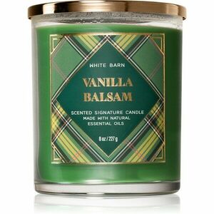 Bath & Body Works Vanilla Balsam illatgyertya 227 g kép