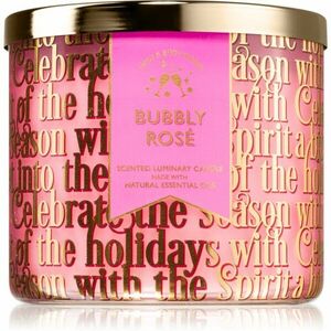 Bath & Body Works Bubbly Rosé illatgyertya 411 g kép