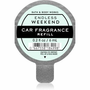 Bath & Body Works Endless Weekend illat autóba utántöltő 6 ml kép