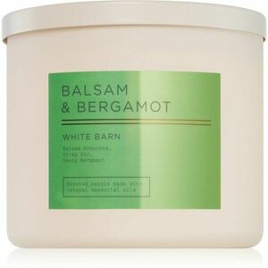 Bath & Body Works Balsam & Bergamot illatgyertya 411 g kép