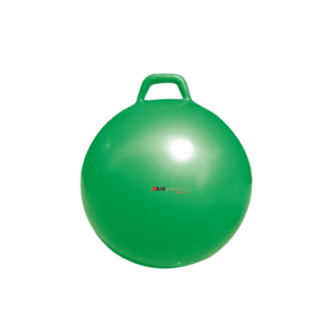 Gyerek fitnesz labda fogantyúval, zöld, 55 cm kép