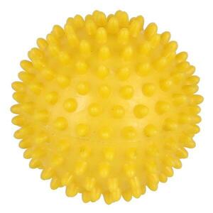 Masszírozó tüskés labda, sárga 8 cm kép