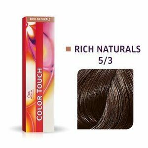 Wella Professionals Color Touch Rich Naturals professzionális demi-permanent hajszín többdimenziós hatással 5/3 60 ml kép
