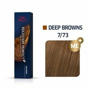 Wella Professionals Koleston Perfect Me+ Deep Browns professzionális permanens hajszín 7/73 60 ml kép