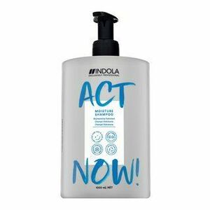 Indola Act Now! Moisture Shampoo tápláló sampon haj hidratálására 1000 ml kép