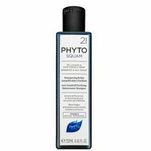 Phyto PhytoSquam Anti-Dandruff Purifying Maintenance Shampoo tisztító sampon korpásodás ellen normál és zsíros hajra 250 ml kép