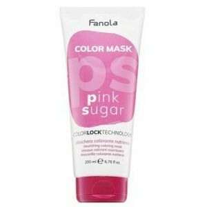Fanola Color Mask tápláló maszk színes pigmentekkel hajszín élénkítésére Pink Sugar 200 ml kép