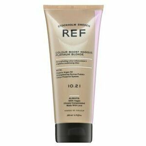 REF Colour Boost Masque tápláló maszk színes pigmentekkel hajszín élénkítésére Platinum Blonde 200 ml kép