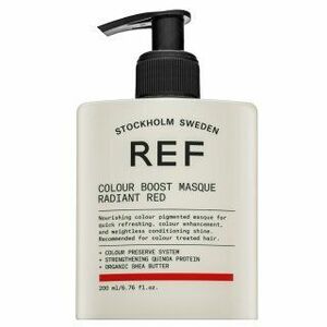 REF Colour Boost Masque tápláló maszk színes pigmentekkel hajszín élénkítésére Radiant Red 200 ml kép