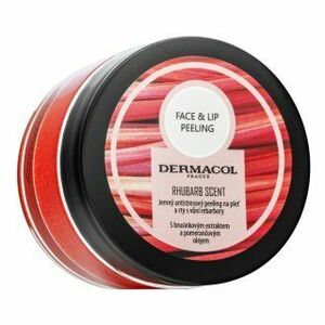 Dermacol Face & Lip bőrradír Peeling Rhubarb Scent 50 ml kép