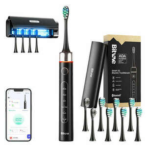 Sonic toothbrush with app and tip set, travel case and UV sterili... kép
