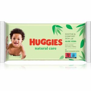Huggies Natural Care tisztító törlőkendő aloe verával 56 db kép