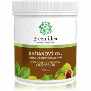 Green Idea Topvet Premium Kaštanový gel masszázs gél vénákra és artériákra 250 ml kép