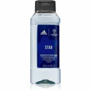 Adidas UEFA Champions League Star felfrissítő tusfürdő gél uraknak 250 ml kép