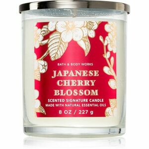 Bath & Body Works Japanese Cherry Blossom illatgyertya 227 g kép