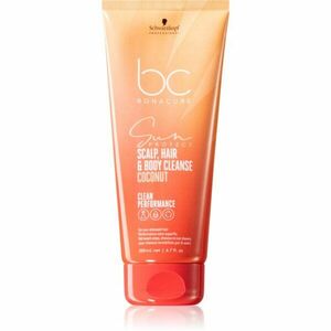 Schwarzkopf Professional BC Bonacure Sun Protect Scalp, Hair & Body Cleanse sampon hajra és a testre 200 ml kép