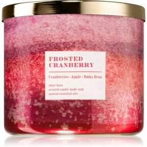 Bath & Body Works Frosted Cranberry illatgyertya 411 g kép