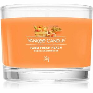Yankee Candle Farm Fresh Peach viaszos gyertya 37 g kép