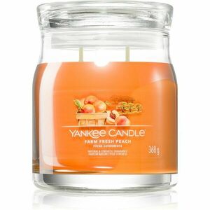 Yankee Candle Farm Fresh Peach illatgyertya Signature 368 g kép