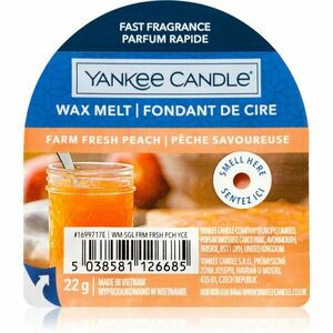 Yankee Candle Farm Fresh Peach illatos viasz aromalámpába 22 g kép