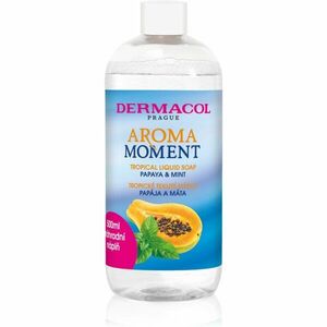 Dermacol Aroma Moment Papaya & Mint folyékony szappan utántöltő 500 ml kép