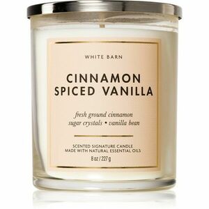 Bath & Body Works Cinnamon Spiced Vanilla illatgyertya 227 g kép