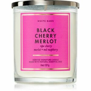 Bath & Body Works Black Cherry Merlot illatgyertya 227 g kép